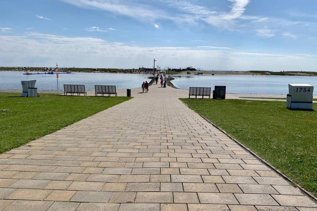 Nordseeglueck In Buesum Nahe Familienlagune Екстер'єр фото